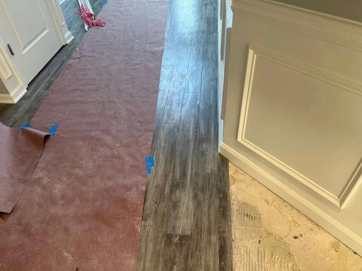 Completed marble shower restoration in Corbin